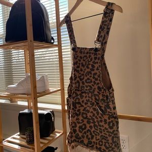 Leopard Print Overalls